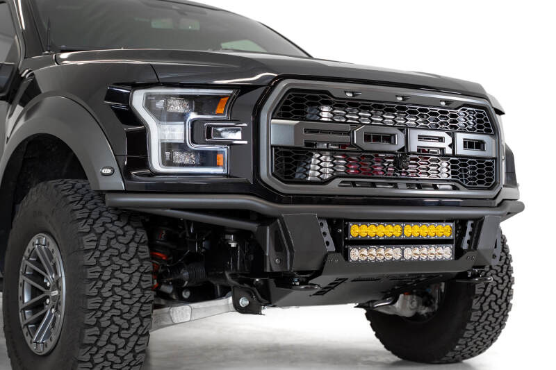 Ford F-150 Raptor Front Bumper - Addictive Desert Designs - ADD PRO Bolt-On V2 - Hammer Black - `17-`20